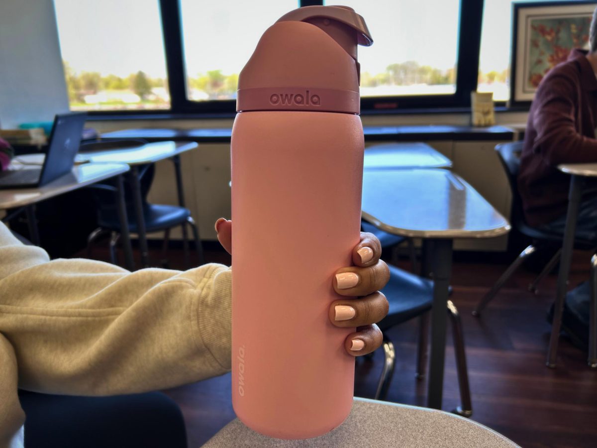 An Owala water bottle